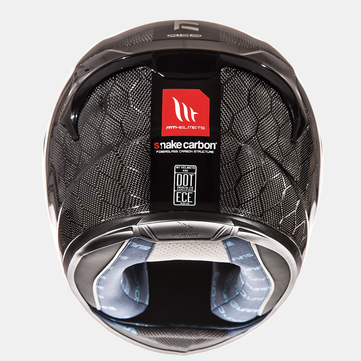 Mũ bảo hiểm full face MT Snake Carbon - Image 4